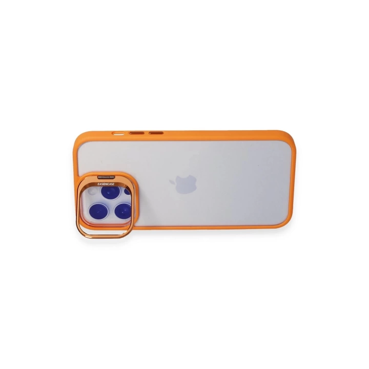 BFS  iPhone 13 Pro Max Kılıf Roblox Lens Standlı Kapak - Turuncu