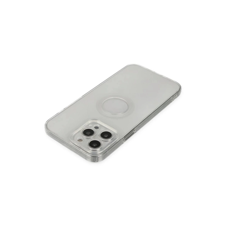 BFS  iPhone 13 Pro Max Kılıf Santa Lens Silikon - Şeffaf
