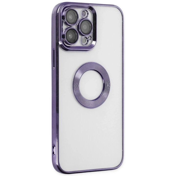 BFS  iPhone 13 Pro Max Kılıf Slot Silikon - Mor