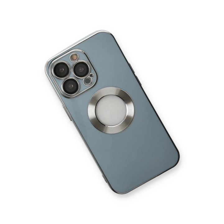 BFS  iPhone 13 Pro Max Kılıf Store Silikon - Sierra Blue