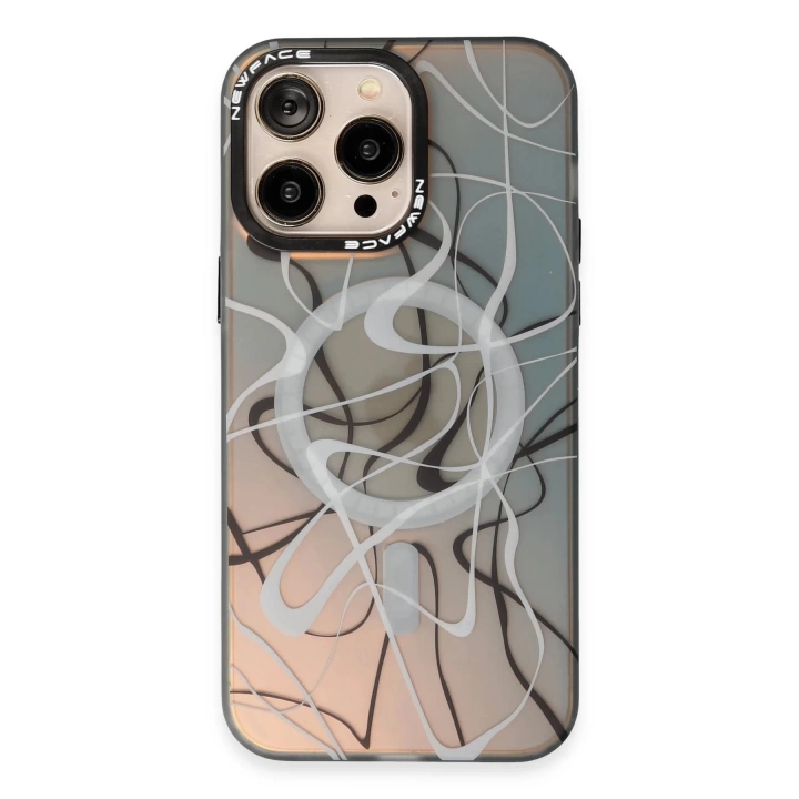 BFS  iPhone 13 Pro Max Kılıf Venüs Magneticsafe Desenli Kapak - Venüs - 5