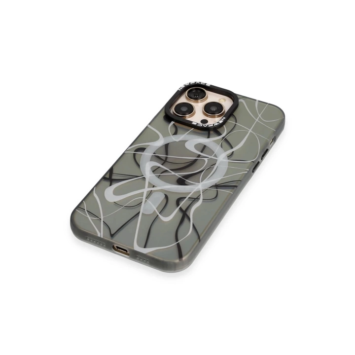BFS  iPhone 13 Pro Max Kılıf Venüs Magneticsafe Desenli Kapak - Venüs - 5