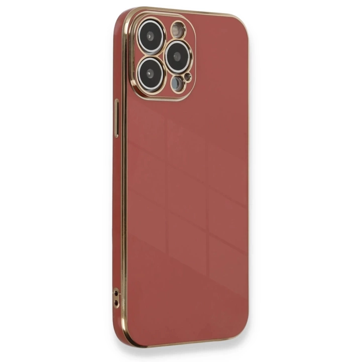 BFS  iPhone 13 Pro Max Kılıf Volet Silikon - Kırmızı