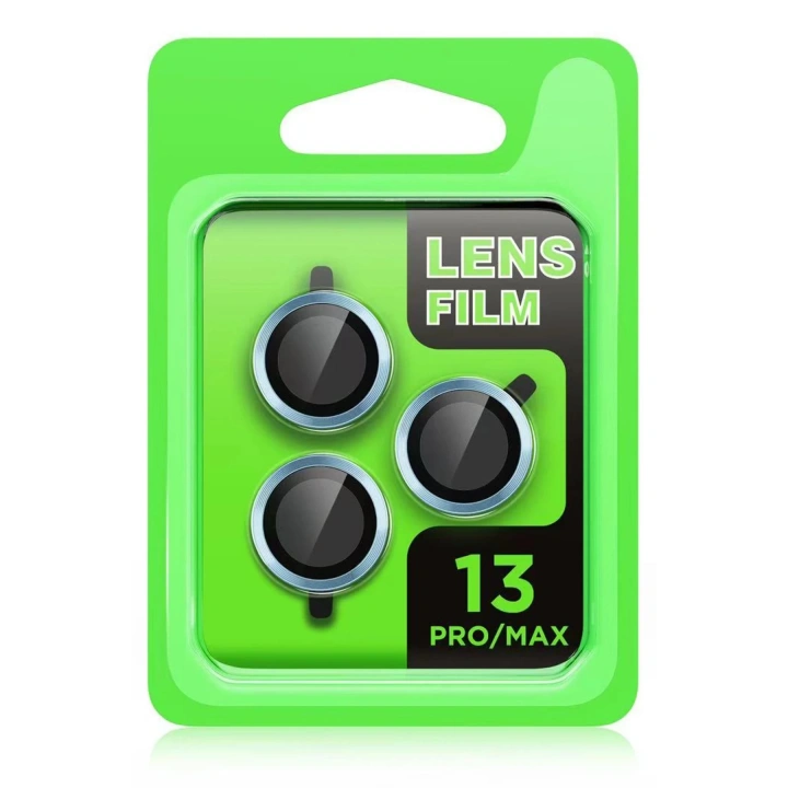 BFS iPhone 13 Pro Max Raze Metal Kamera Lens - Mavi