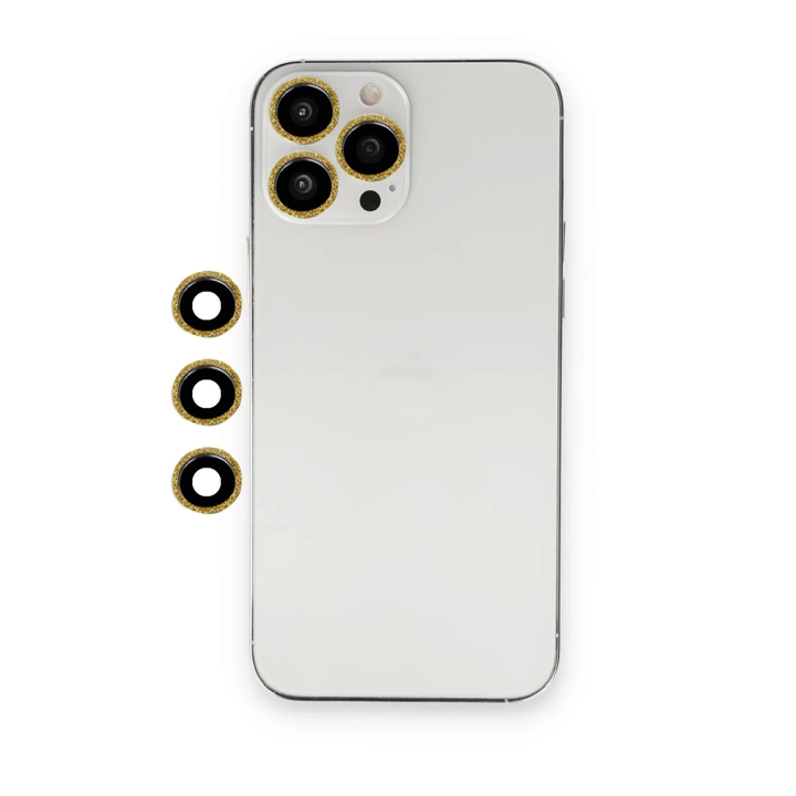 BFS  iPhone 13 Pro Max Shine Kamera Lens - Gold
