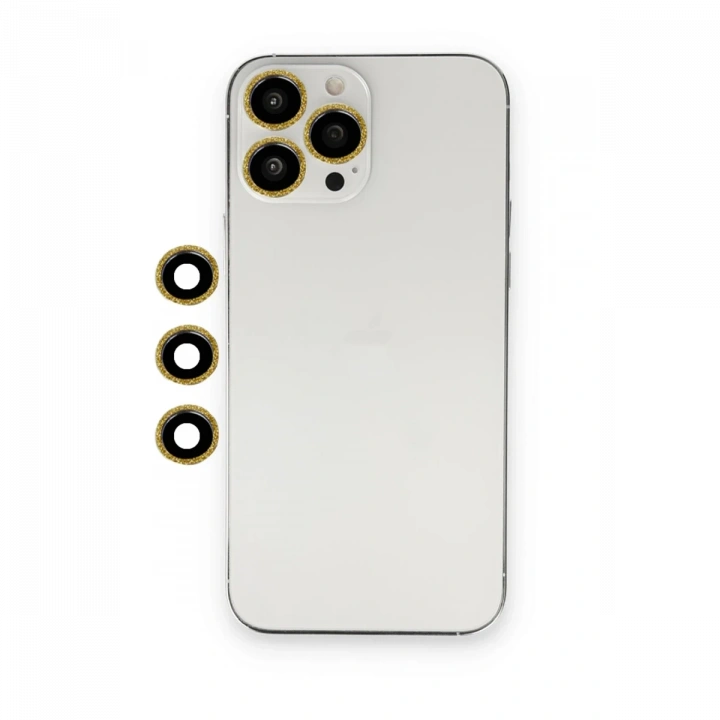 BFS  iPhone 13 Pro Max Shine Kamera Lens - Gold