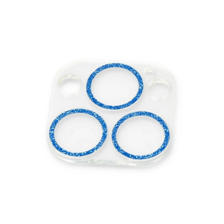 BFS  iPhone 13 Pro Max Shine Kamera Lens Koruma Cam - Mavi