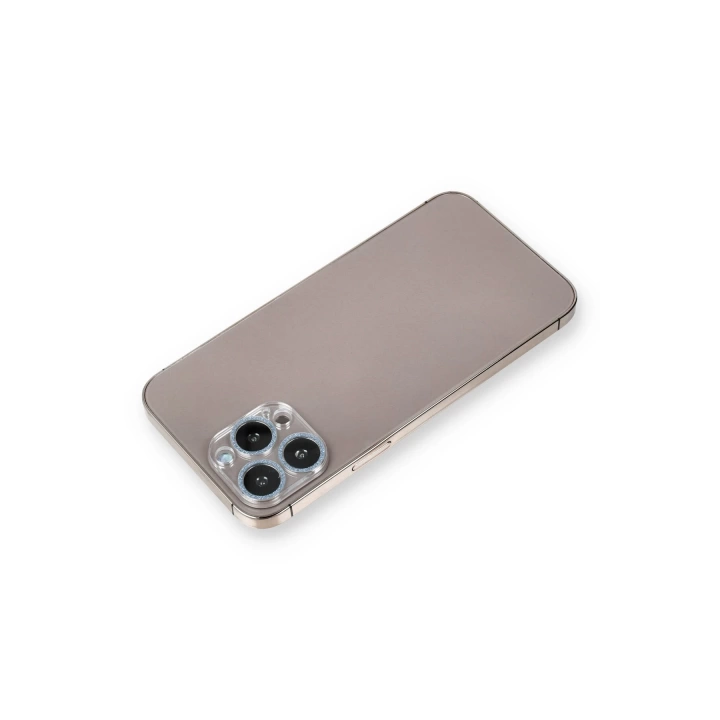 BFS  iPhone 13 Pro Max Shine Kamera Lens Koruma Cam - Sierra Blue
