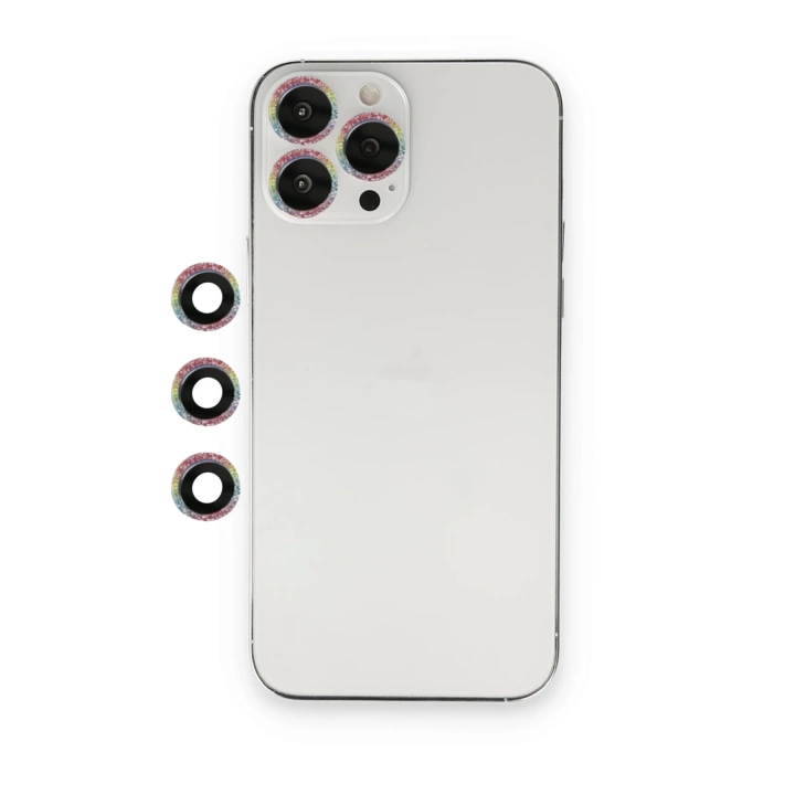 BFS  iPhone 13 Pro Max Shine Kamera Lens - Rainbow