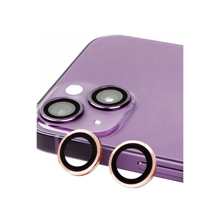 BFS  iPhone 13 Raze Metal Kamera Lens - Pembe
