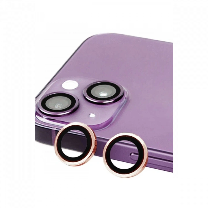BFS  iPhone 13 Raze Metal Kamera Lens - Pembe
