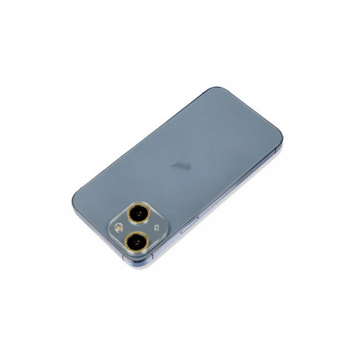 BFS  iPhone 13 Shine Kamera Lens Koruma Cam - Gold