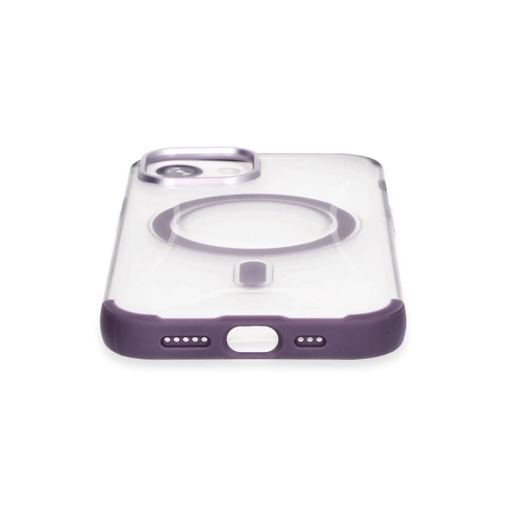 BFS  iPhone 14 Hilton Magsafe Kapak - Derin Mor