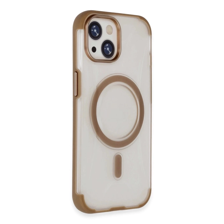 BFS  iPhone 14 Hilton Magsafe Kapak - Gold