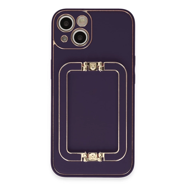 BFS  iPhone 14 Kılıf Coco Elit Kapak - Derin Mor