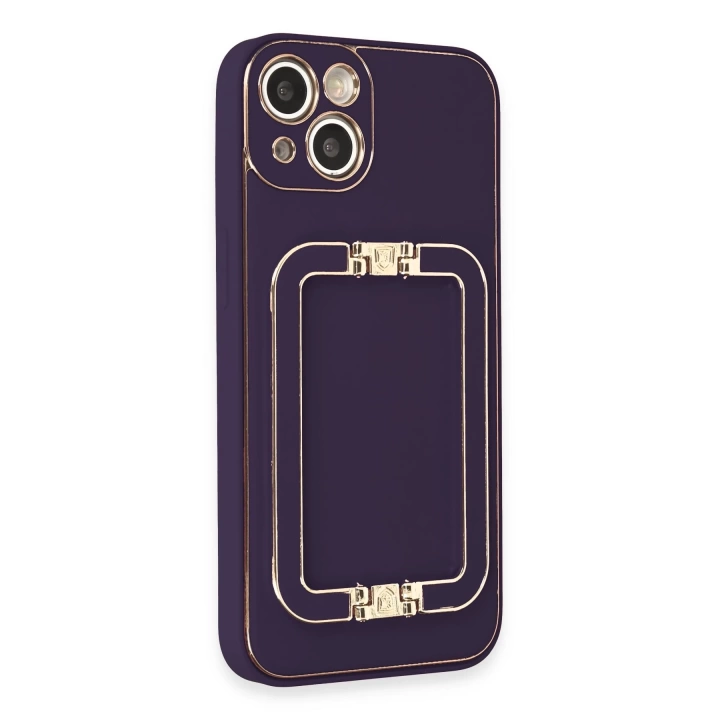 BFS  iPhone 14 Kılıf Coco Elit Kapak - Derin Mor