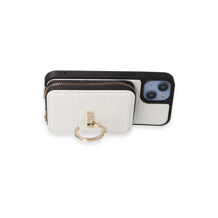 BFS  iPhone 14 Kılıf Ermes Kapak - Beyaz