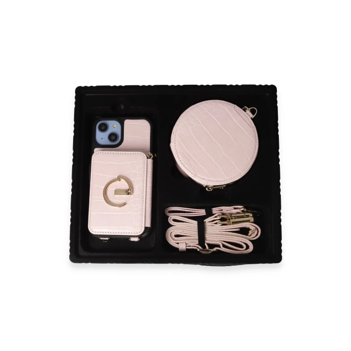 BFS  iPhone 14 Kılıf Ermes Kapak - Pembe