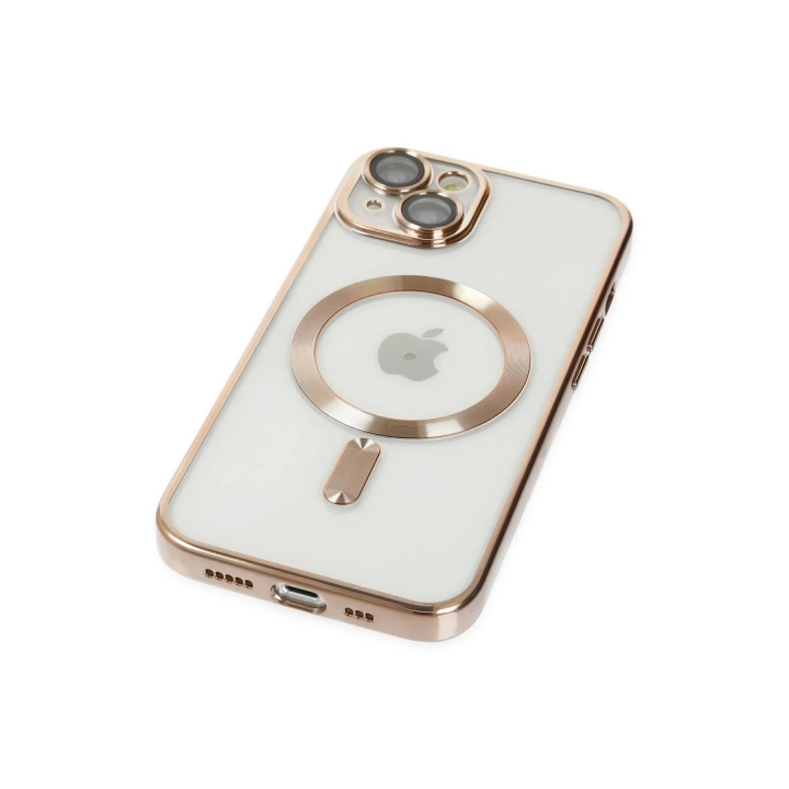 BFS  iPhone 14 Kılıf Kross Magneticsafe Kapak - Gold