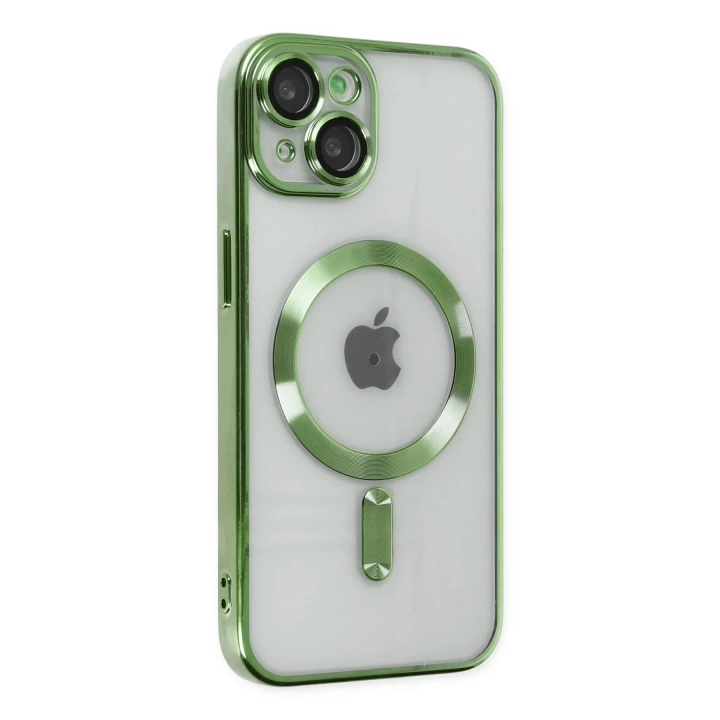 BFS  iPhone 14 Kılıf Kross Magneticsafe Kapak - Koyu Yeşil