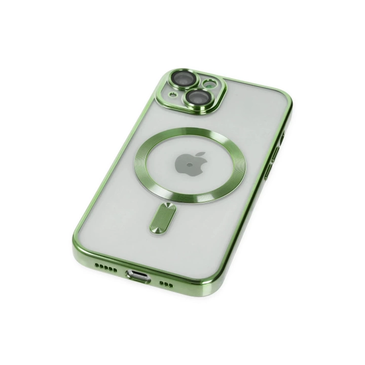 BFS  iPhone 14 Kılıf Kross Magneticsafe Kapak - Koyu Yeşil
