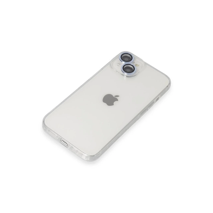 BFS  iPhone 14 Kılıf Luko Lens Silikon - Sierra Blue