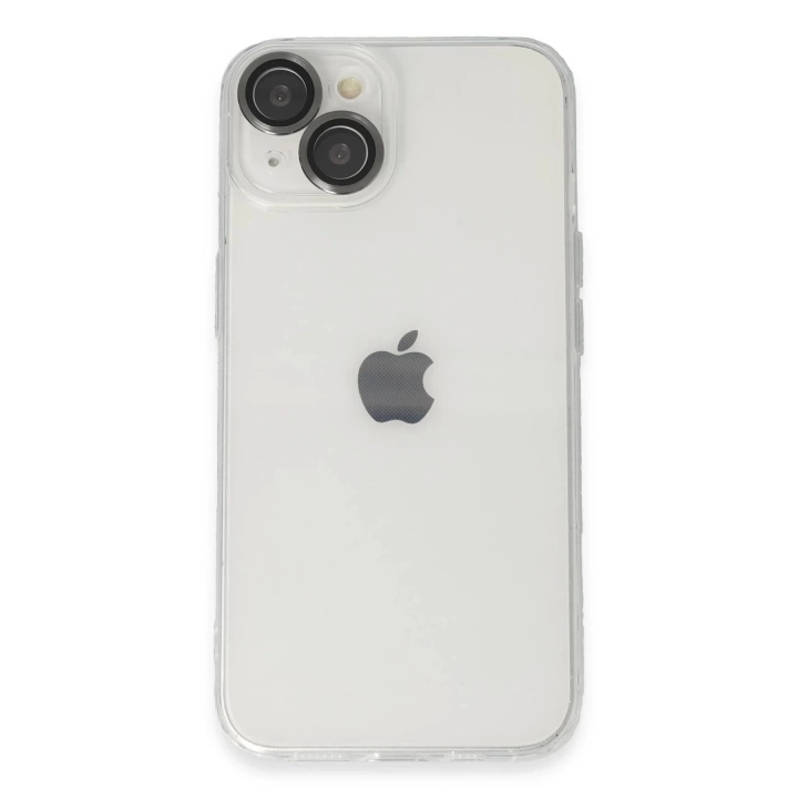 BFS  iPhone 14 Kılıf Luko Lens Silikon - Siyah
