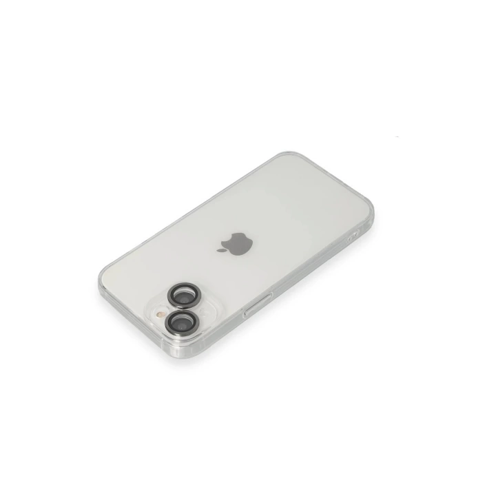 BFS  iPhone 14 Kılıf Luko Lens Silikon - Siyah