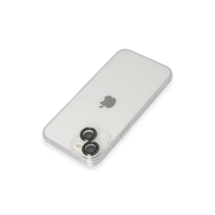 BFS  iPhone 14 Kılıf Luko Lens Silikon - Yeşil