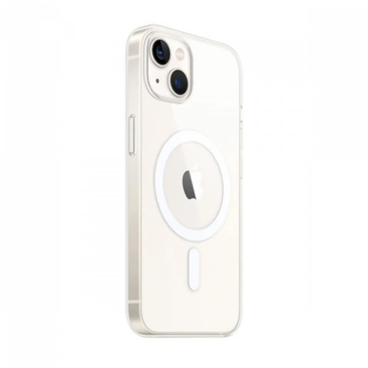 BFS  iPhone 14 Kılıf Magneticsafe Şeffaf Silikon - Şeffaf