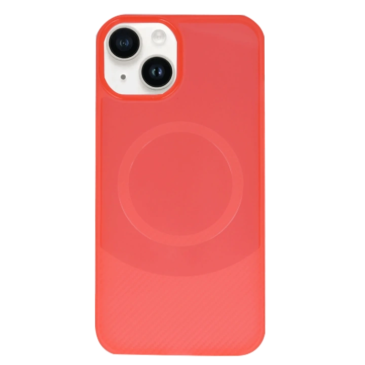 BFS  iPhone 14 Kılıf Maya Karbon Kapak - Kırmızı