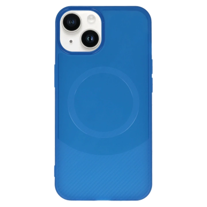 BFS  iPhone 14 Kılıf Maya Karbon Kapak - Lacivert