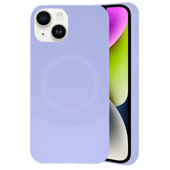 BFS  iPhone 14 Kılıf Maya Karbon Kapak - Lila