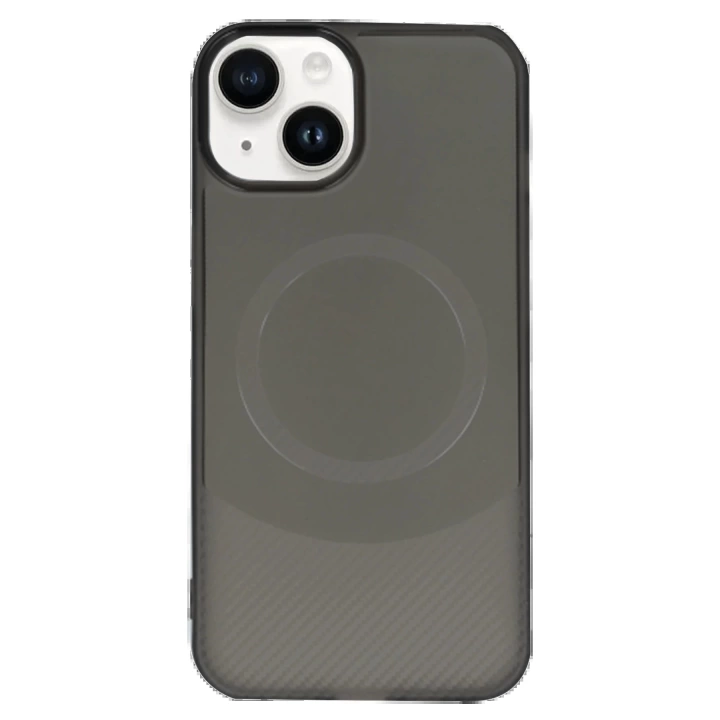 BFS  iPhone 14 Kılıf Maya Karbon Kapak - Siyah