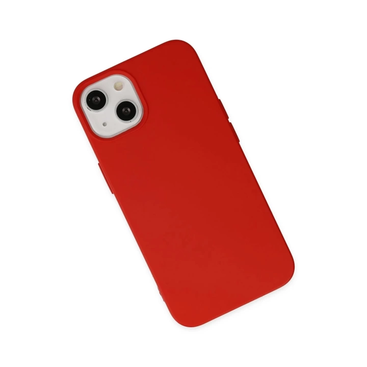 BFS  iPhone 14 Kılıf Nano içi Kadife Silikon - Kırmızı