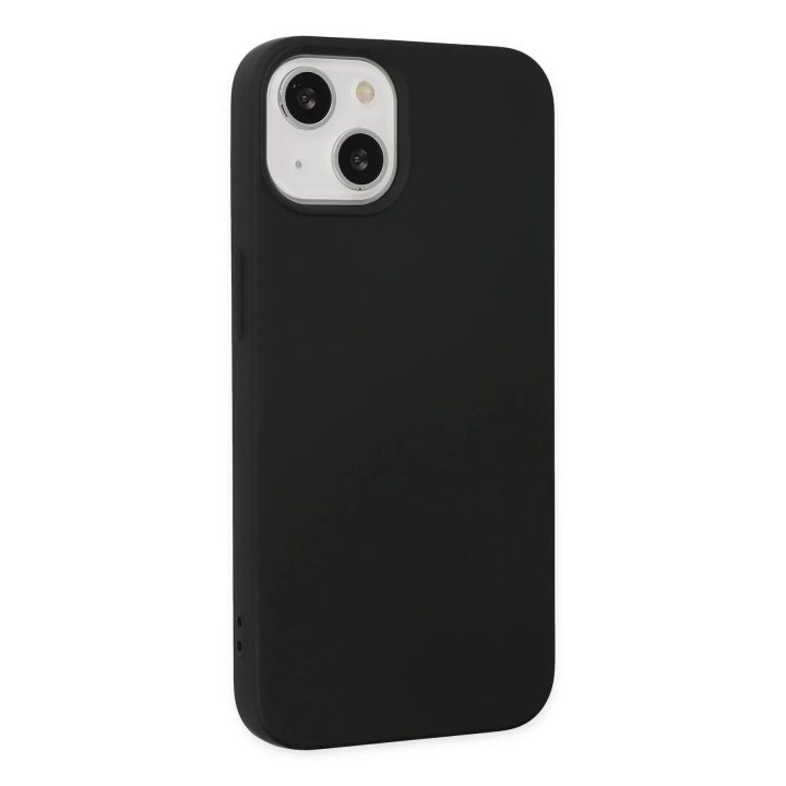 BFS  iPhone 14 Kılıf Nano içi Kadife Silikon - Siyah