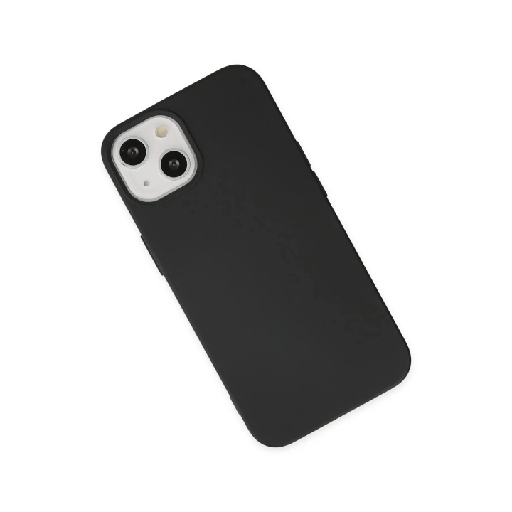 BFS  iPhone 14 Kılıf Nano içi Kadife Silikon - Siyah