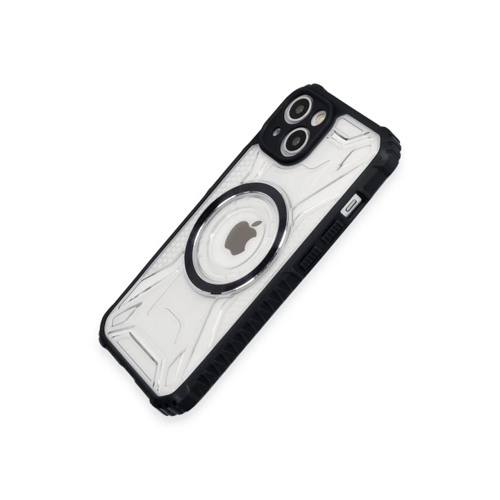 BFS  iPhone 14 Kılıf Prag Magneticsafe Kapak - Siyah
