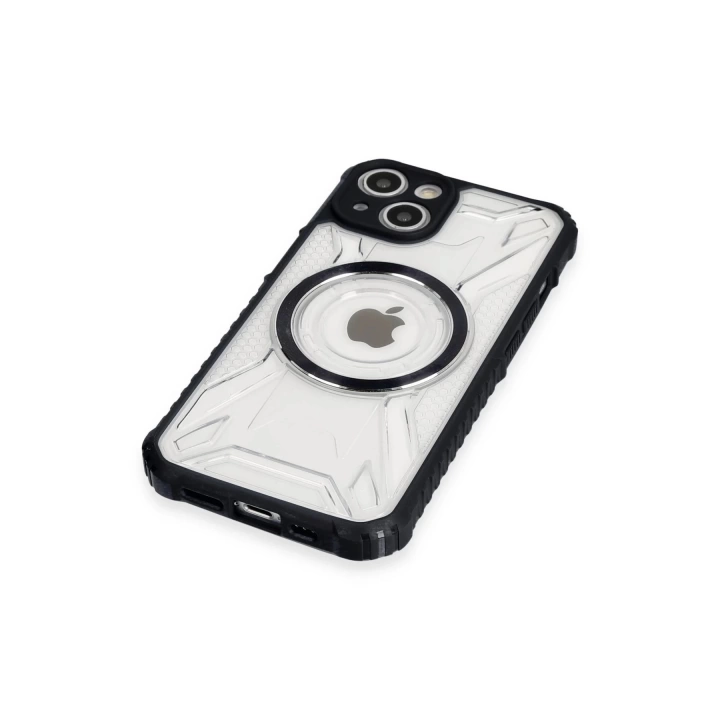 BFS  iPhone 14 Kılıf Prag Magneticsafe Kapak - Siyah