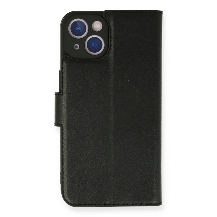 BFS  iPhone 14 Kılıf Trend S Plus Kapaklı Kılıf - Siyah