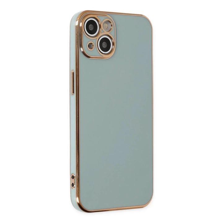 BFS  iPhone 14 Kılıf Volet Silikon - Açık Yeşil