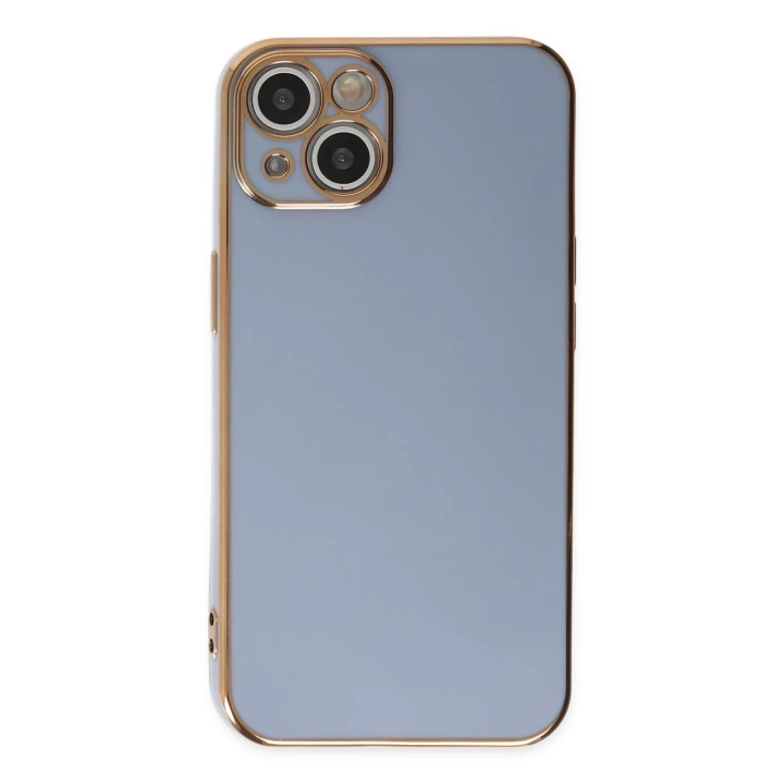 BFS  iPhone 14 Kılıf Volet Silikon - Mavi
