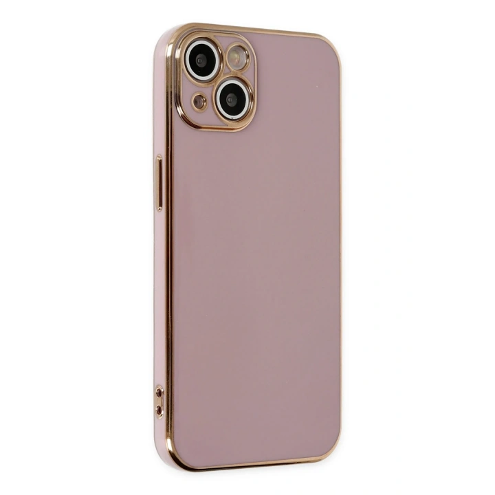 BFS  iPhone 14 Kılıf Volet Silikon - Mor