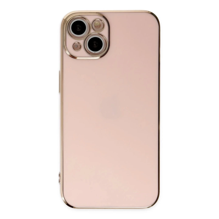 BFS  iPhone 14 Kılıf Volet Silikon - Pembe