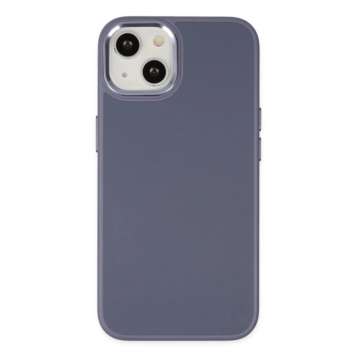 BFS  iPhone 14 Plus Kılıf Asya Deri Silikon - Mor