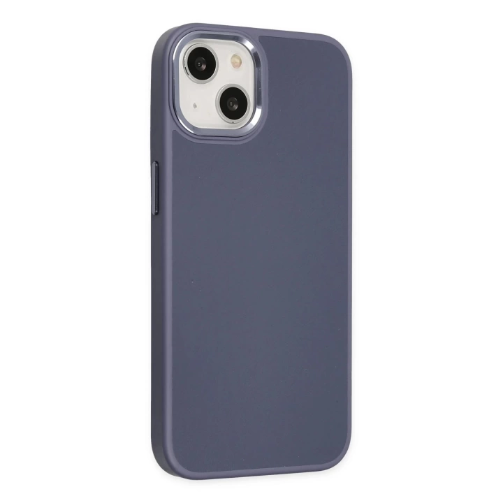 BFS  iPhone 14 Plus Kılıf Asya Deri Silikon - Mor