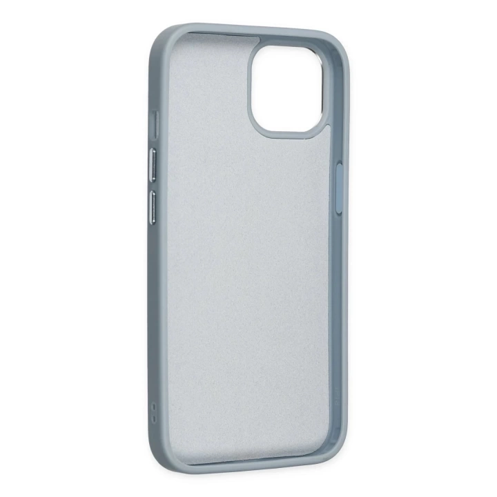 BFS  iPhone 14 Plus Kılıf Asya Deri Silikon - Sierra Blue