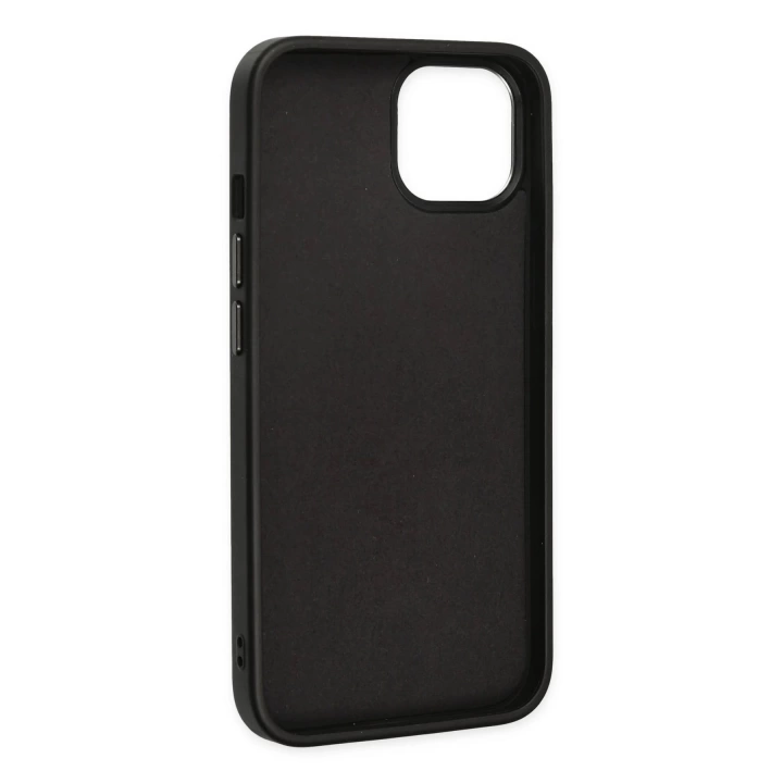 BFS  iPhone 14 Plus Kılıf Asya Deri Silikon - Siyah