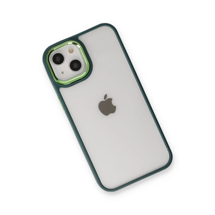 BFS  iPhone 14 Plus Kılıf Dora Kapak - Haki Yeşil
