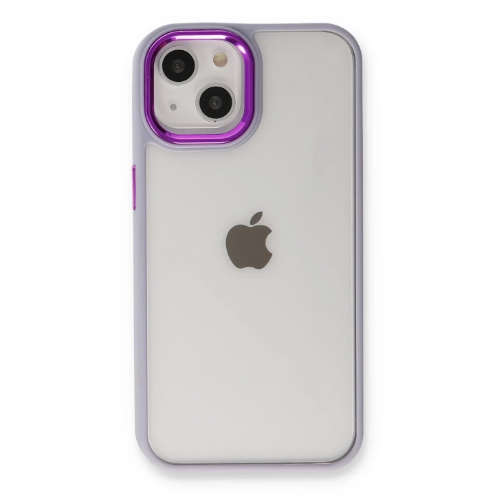 BFS  iPhone 14 Plus Kılıf Dora Kapak - Lila